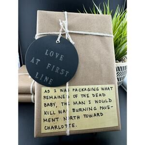 Love At First Line Book "As I was packaging what remained of the dead..."